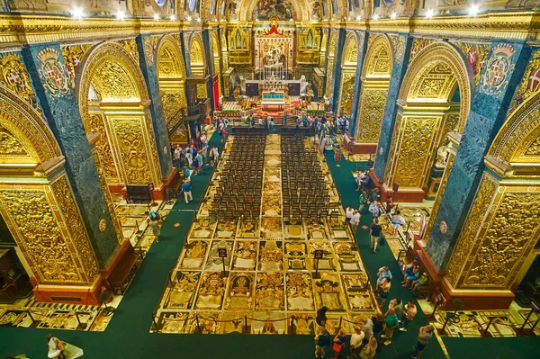 Valletta Malta Junio 2018 Balcón Catedral San Juan Abre Vista — Foto de Stock