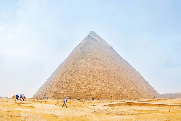 Γκίζα Αίγυπτος Δεκεμβρίου 2017 Γκίζα Συγκρότημα Είναι Πιο Επισκέφθηκε Ορόσημο — Φωτογραφία Αρχείου