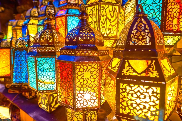 Increíblemente Hermosa Luz Las Lámparas Árabes Cosa Que Será Recordado — Foto de Stock