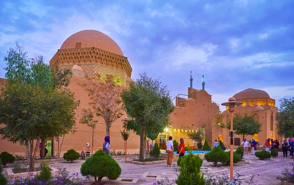 Yazd Iran Oktober 2017 Abends Ist Die Perfekte Zeit Für — Stockfoto