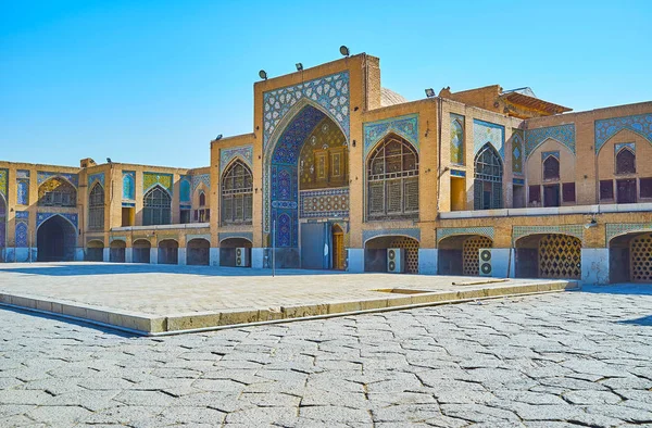 Історичний Комплекс Seyed Мечеть Славиться Своєю Мальовничі Архітектурою Традиційними Портали — стокове фото