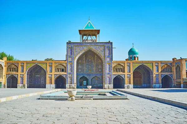 Moschea Seyed Uno Dei Punti Riferimento Storici Della Città Qajar — Foto Stock