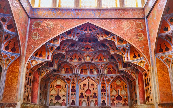 Isfahan Irán Octubre 2017 Destacado Yeso Tong Borie Music Hall —  Fotos de Stock