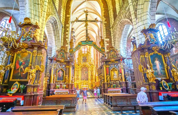 Krakow Polonia Junio 2018 Singular Sala Oración Basílica Del Corpus — Foto de Stock