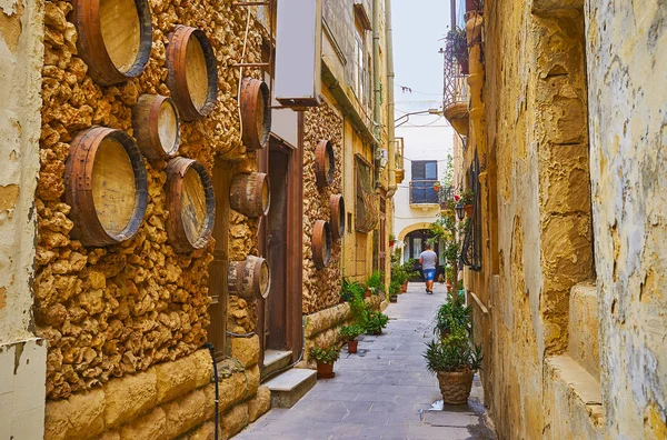 The entrance to the bar, Rabat, Malta — Stock Photo, Image