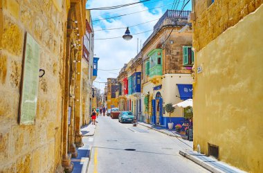 Atmosfer eski Rabat, Malta