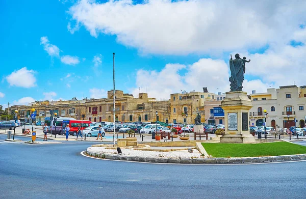 Socha svatého Josefa v Rabatu, Malta — Stock fotografie