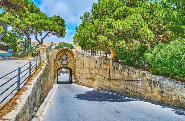 La antigua Puerta de Gharreqin, Mdina, Malta — Foto de Stock