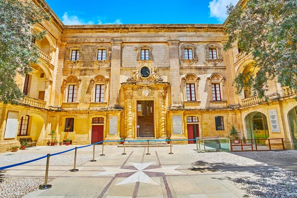 Pałac Vilhena, Mdina, Malta — Zdjęcie stockowe