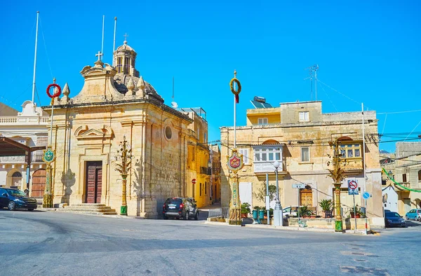 Historische kapelle in siggiewi, malta — Stockfoto
