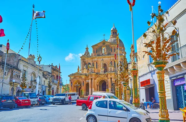 Guastalla, Malta St Nicholas Caddesi — Stok fotoğraf