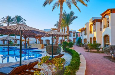 Otel kompleksi Sharm El Sheikh, Sinai, Mısır