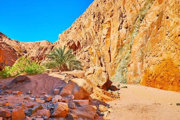 El pequeño cañón de colores, Sinaí, Egipto —  Fotos de Stock