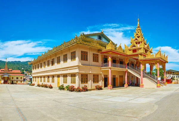 Kan Tu Kyaung Monastery, Pindaya, Myanmar — Stock Photo, Image