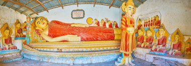 Kan tu Kyaung Manastırı, Pindaya, Myan tapınağın Panoraması