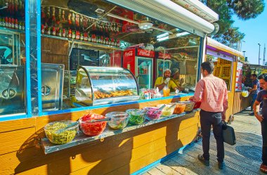 Gıda kamyon 30 tır sokak, Tahran, Iran