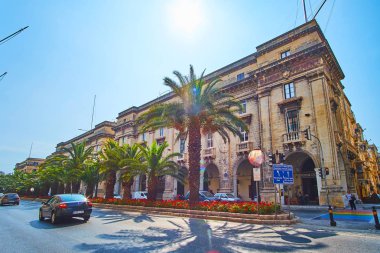 Güneşli hava St Anne Avenue, Floriana, Malta