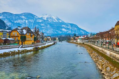 Bad Ischl merkezinden Mount Katrin, Salzkammergut, Avusturya