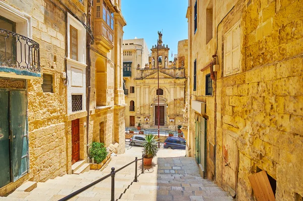 Церковь Святой Люси в Валлетте, Мальта — стоковое фото