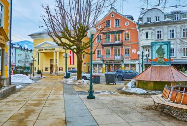 Walk in Kreuzplatz, Bad Ischl, Salzkammergut, Austria