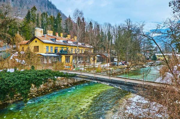 Río Ischl, Bad Ischl, Salzkammergut, Austria — Foto de Stock