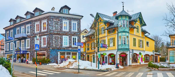 Architettura di Bad Ischl, Salzkammergut, Austria — Foto Stock