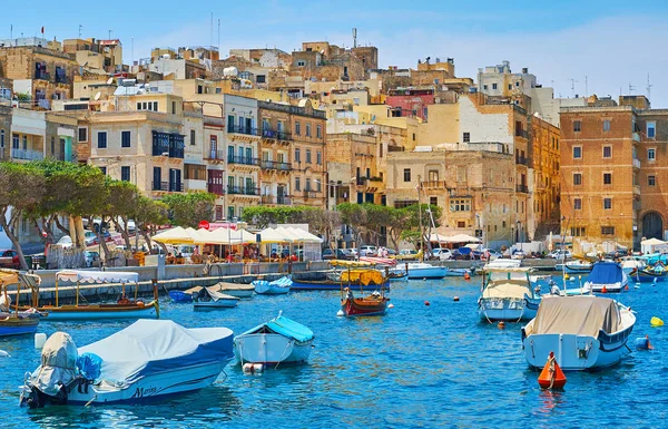 Gammalt inhysa av Senglea, Malta — Stockfoto