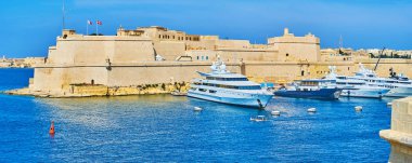 Demirli yatlı Aziz Angelo Fort, Birgu, Malta