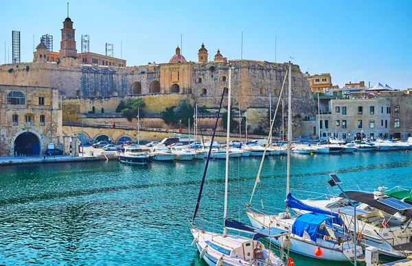 St Michael ' s Bastion av Senglea, Malta — Stockfoto