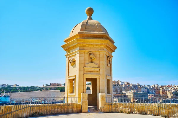 Strážní věž Senglea na Maltě — Stock fotografie