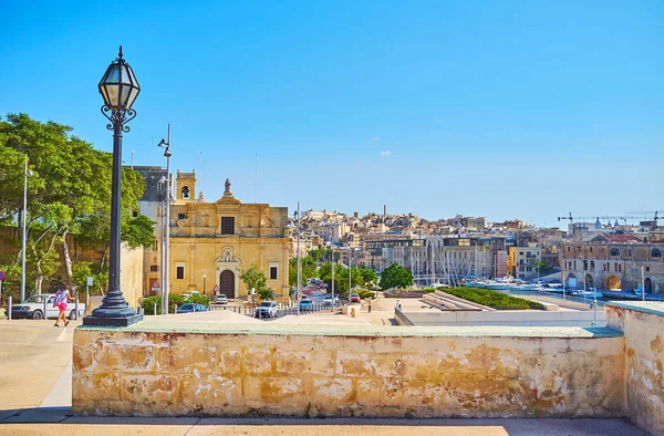 La promenade de Birgu, Malte — Photo