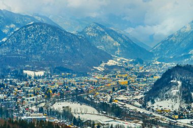 Bad Ischl üstten, Salzkammergut, Avusturya