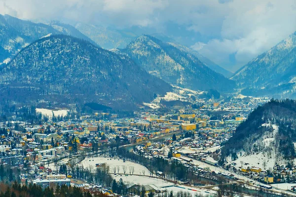 Bad Ischl from the top, Salzkammergut, Austria — Stock Photo, Image