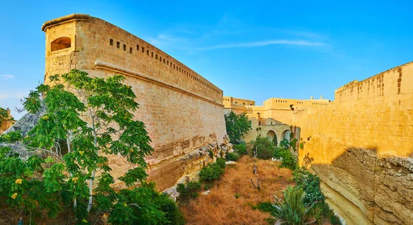 Fort St Elmo, Valletta, Malta burçları — Stok fotoğraf