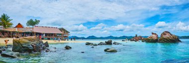 Khai Nai adasının manzaraları, Phuket, Tayland 
