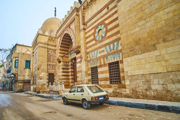 Exterior of Amir Khayrbak Funerary Complex, Cairo, Egypt — Stock Photo, Image