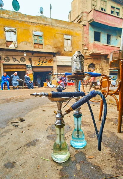 Wasserpfeife im alten Kairo, Ägypten — Stockfoto