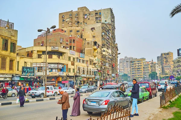 Авеню Порт-Саид, Каир, Египет — стоковое фото