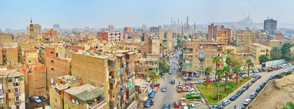 Panorama of al-Sayeda Zeinab district, Caïro, Egypte — Stockfoto