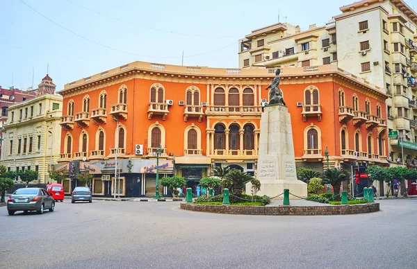 As praças em Downtown de Cairo, Egito — Fotografia de Stock