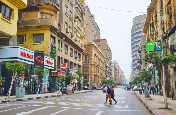 カスル・エル・ニル通り、カイロ、エジプト — ストック写真