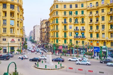 Meşgul Talaat Harb Meydanı, Kahire, Mısır