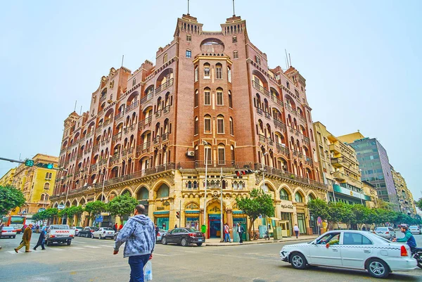 El espléndido edificio Ex-Davis Bryan en el centro de El Cairo, Egipto — Foto de Stock