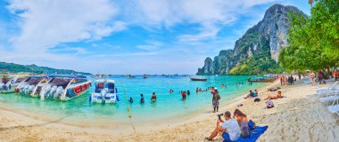 Phi Phi Don Adası, Krabi, Tayland bir dinlenme alın