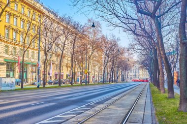 Viyana 'daki ünlü Ringstrasse, Avusturya