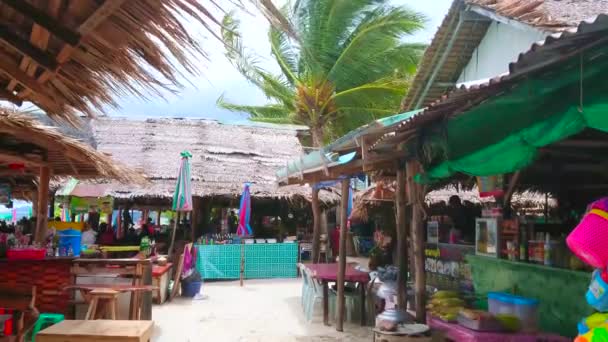Пхукет Таиланд Мая 2019 Года Выберите Пляжный Бар Лаундж Кафе — стоковое видео