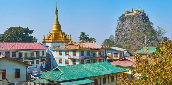 Pilgrimage to Mount Popa, Myanmar — Stock Photo, Image