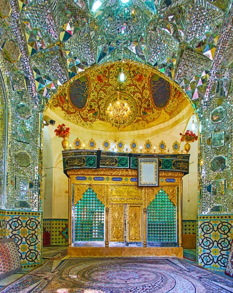 Belseje Imamherman Ibrahim Mausoleum, Kashan, Irán — Stock Fotó