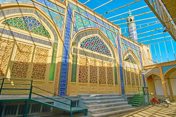 O portal da Mesquita, Kashan, Irão — Fotografia de Stock