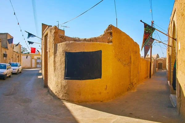 Eski Keşan sokaklarının labirenti, İran — Stok fotoğraf